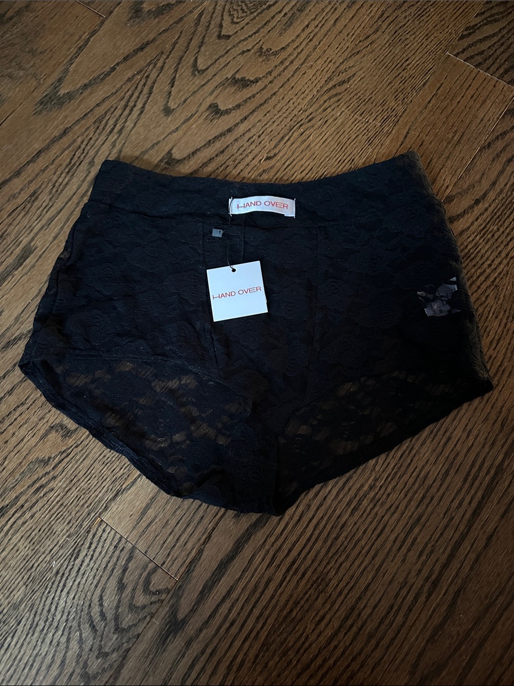 NWT Hand Over Lace Hot Pant Shorts Medium